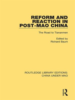 cover image of Reform and Reaction in Post-Mao China